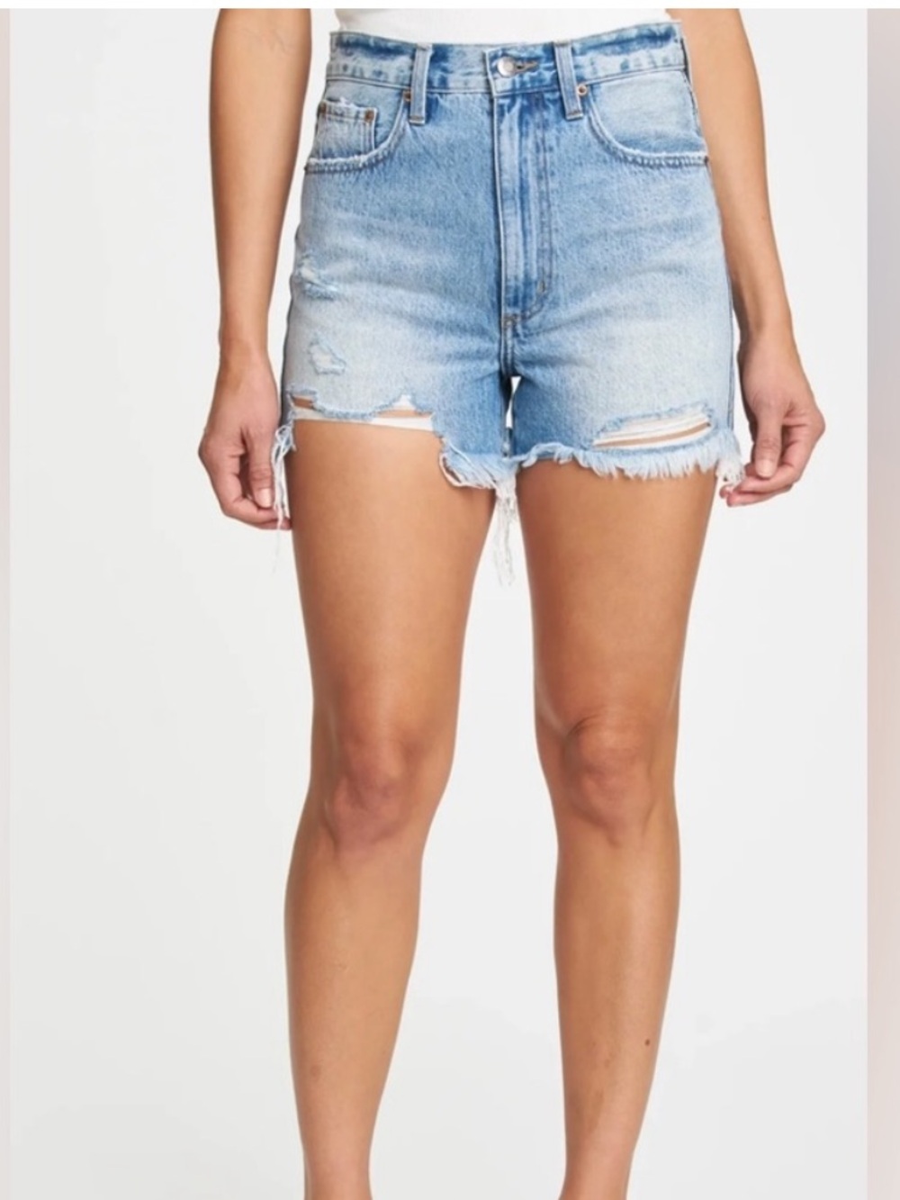 Pistola Maeve Super High Rise Cut Off Shorts - Picture 4 of 4